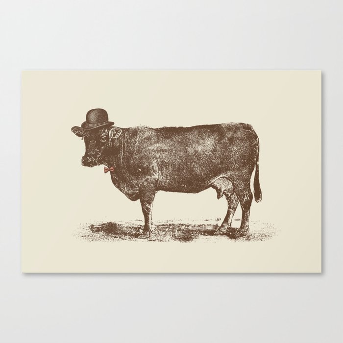 Cow Cow Nut #1 Canvas Print