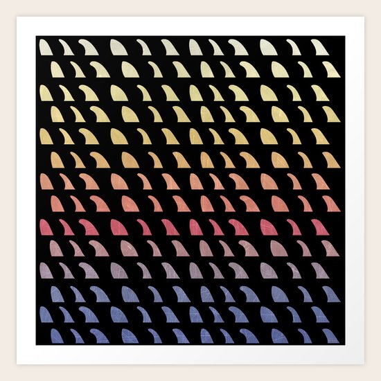 Fin History Art Print