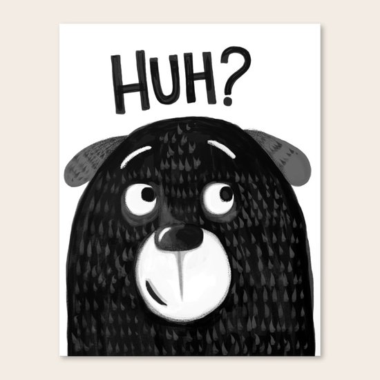 HUH PUPPY Canvas Print