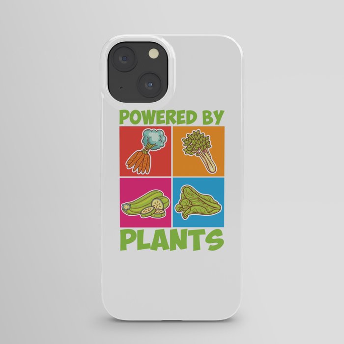 Powered By Plants Veggie Vegan iPhone Case