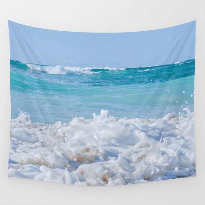 Beach Love Wall Tapestry by Sharon Mau Society6