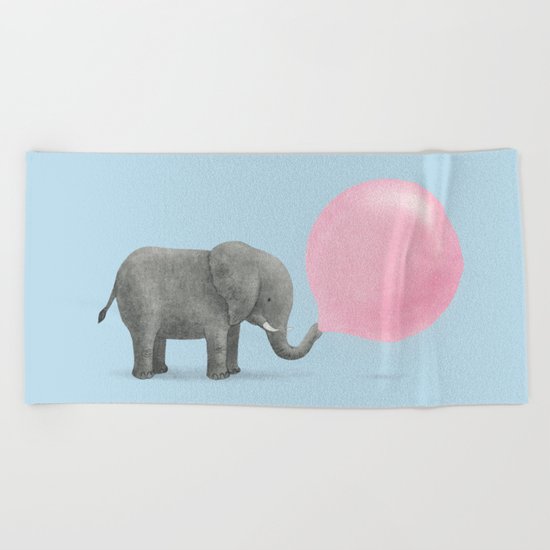 Jumbo Bubble Gum Beach Towel