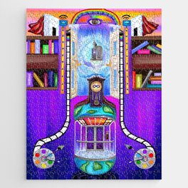 Glass Elevator to Heaven Jigsaw Puzzle