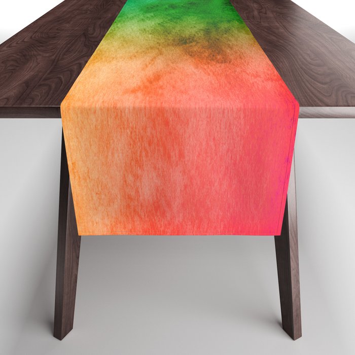 Watercolor Ombre 36 Table Runner