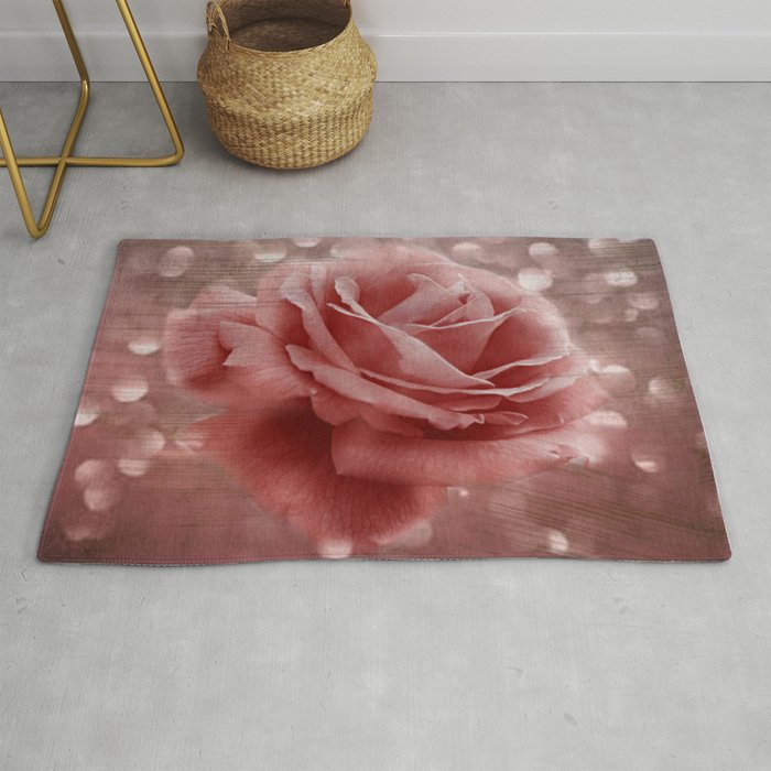 Vintage Dusty Rose Rug By Judypalkimas Society6