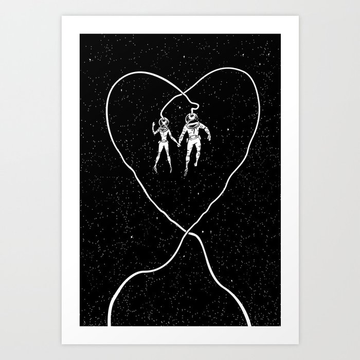 Love Space Art Print
