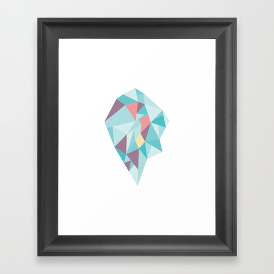 Facet vector II Framed Art Print