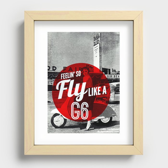 Fly Like A G6 Recessed Framed Print