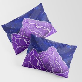 Violet mountain tops Pillow Sham