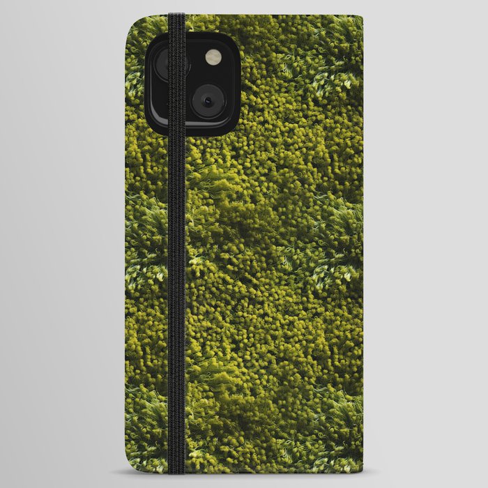 Green moss carpet #11 iPhone Wallet Case