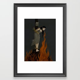 Stay cool, no matter what. Framed Art Print