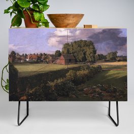 Landscape art by John Constable Credenza