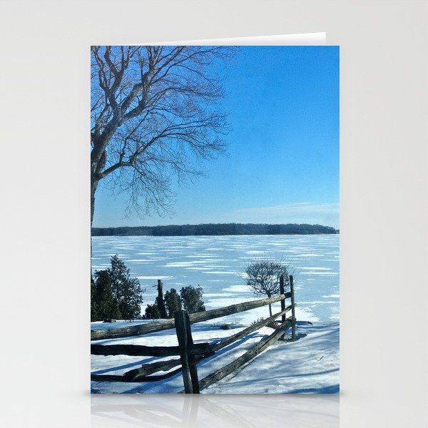 The scenic route - Winter Stationery Cards