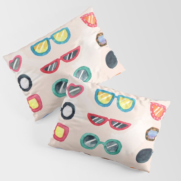 Sunglasses and pick one Pillow Sham