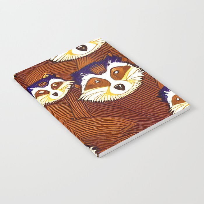 Raccoon blanket design Notebook