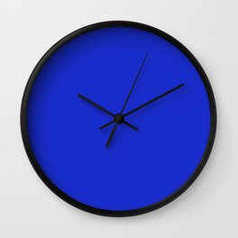 Persian Blue Colour Wall Clock