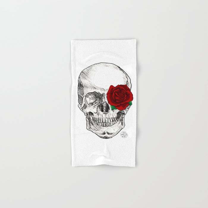 Skull hand 2025 towels