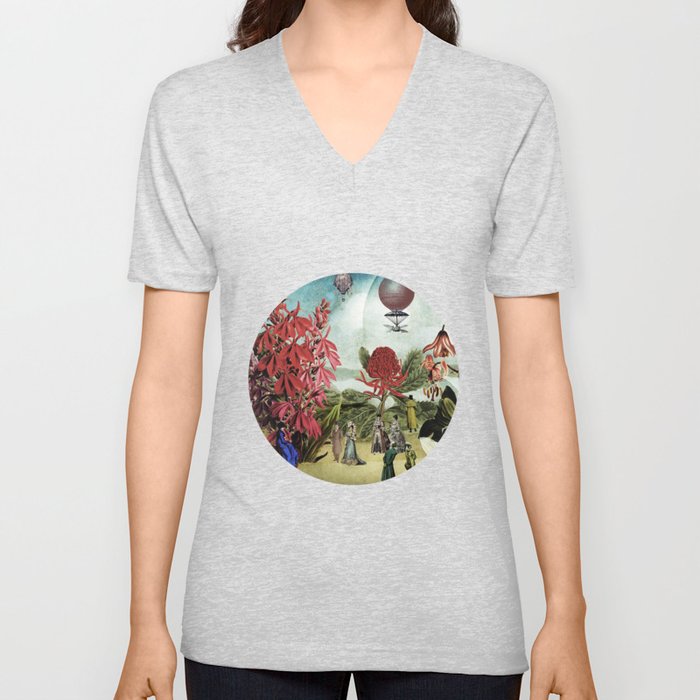 A park in a parallel universe V Neck T Shirt