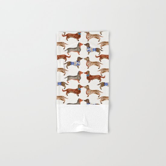 Dachshunds Hand & Bath Towel
