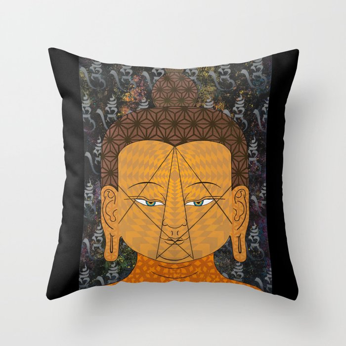 Shakyamuni Buddha Throw Pillow