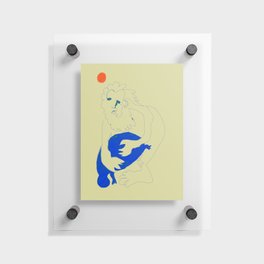 The Turtle Bather Floating Acrylic Print