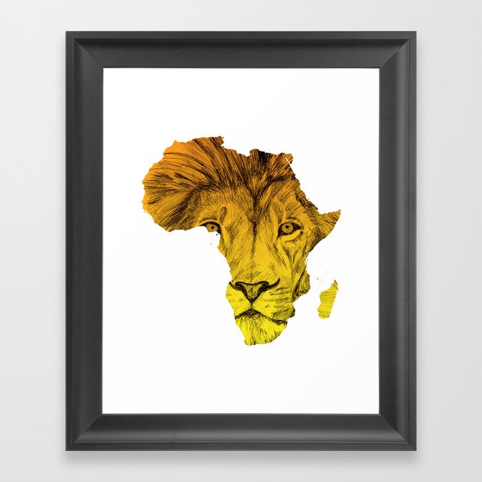 King Of The Jungle! Framed Art Print