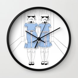 Grady twins troopers Wall Clock