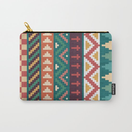 Southwestern Pattern Carry-All Pouch