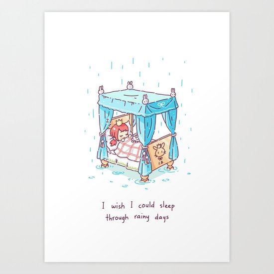 Rainy Days 2 Art Print