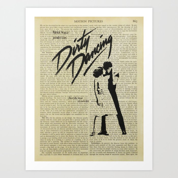 Dirty Dancing Art Print by chriswatts | Society6