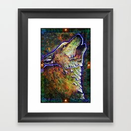 Wolf Call Framed Art Print