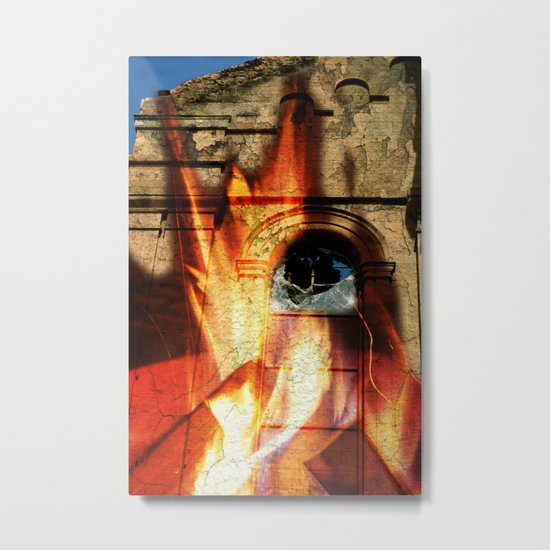 Burning Down the House Metal Print