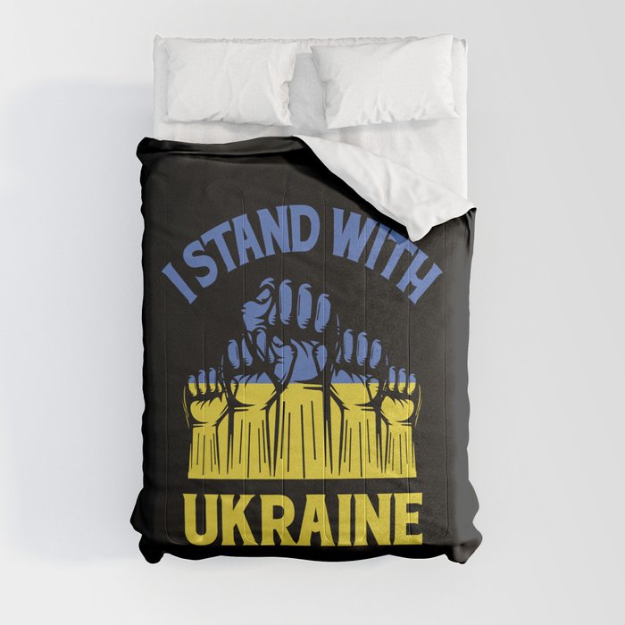 I Stand With Ukraine Comforter