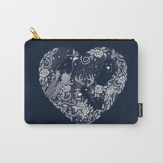 Foggy Forest Carry-All Pouch