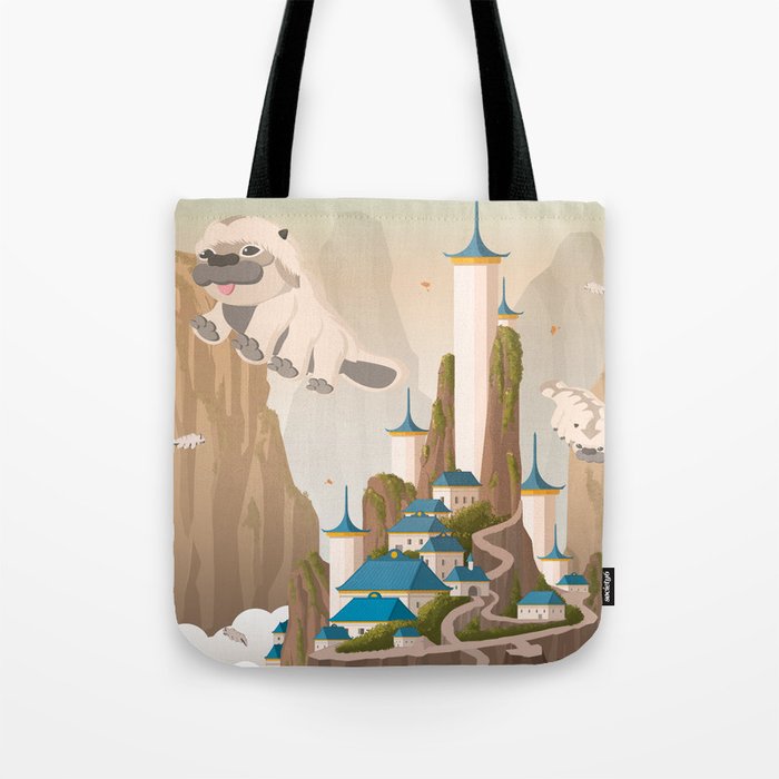 Southern Air Temple Travel Poster Tote Bag