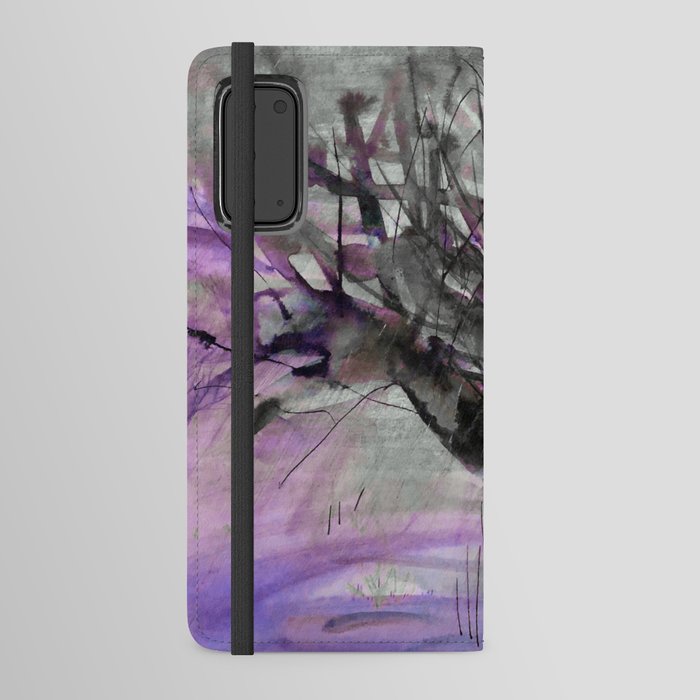 Purple light Android Wallet Case