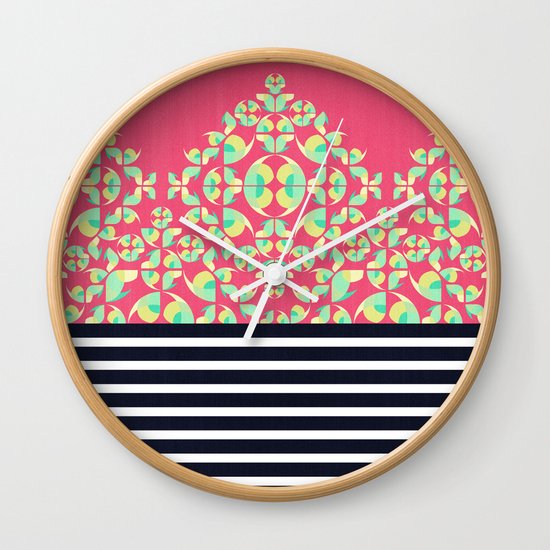 Sick of Chevrons Wall Clock
