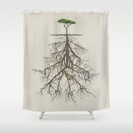 In the deep (tree) Shower Curtain