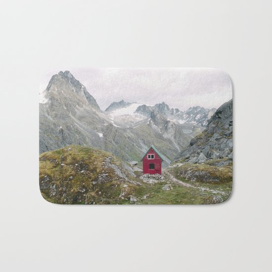 Mint Hut Bath Mat
