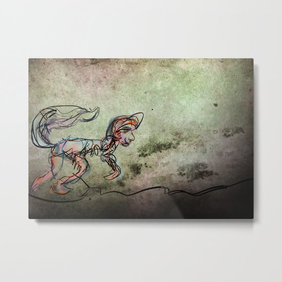 Tracking Metal Print