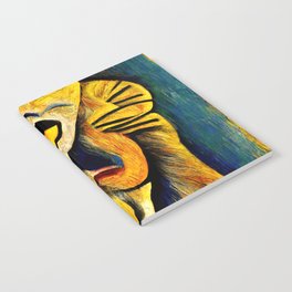Abstract Lion Head Notebook