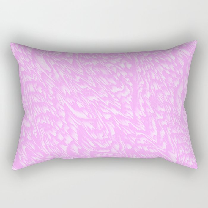 Light Pink Pattern Rectangular Pillow