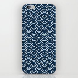 Japanese Wave Pattern 1 iPhone Skin