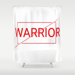 Red Warrior Shower Curtain