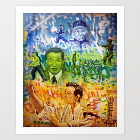 3 Grandmasters Art Print