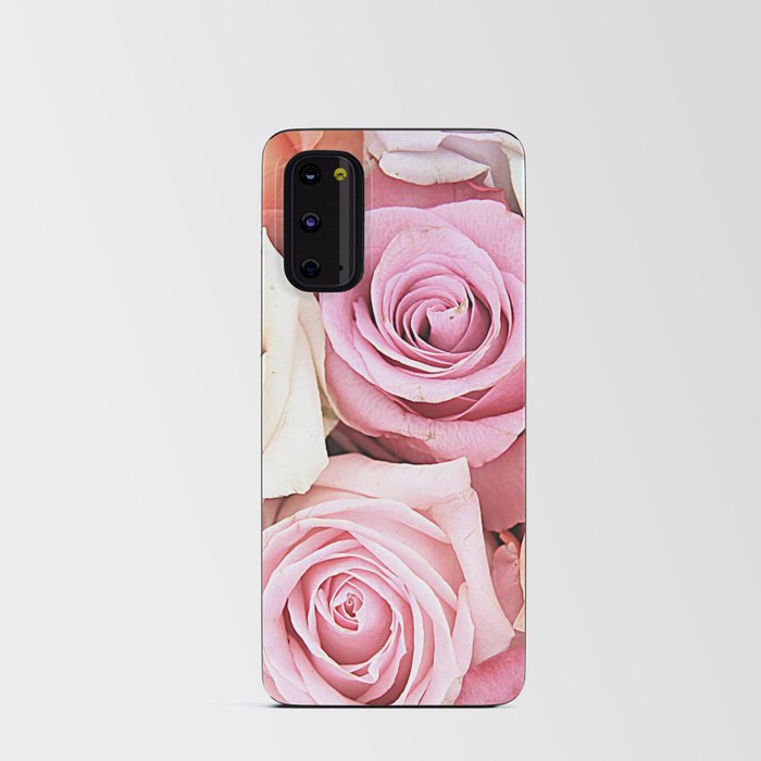 Pretty Colorful Roses Android Card Case