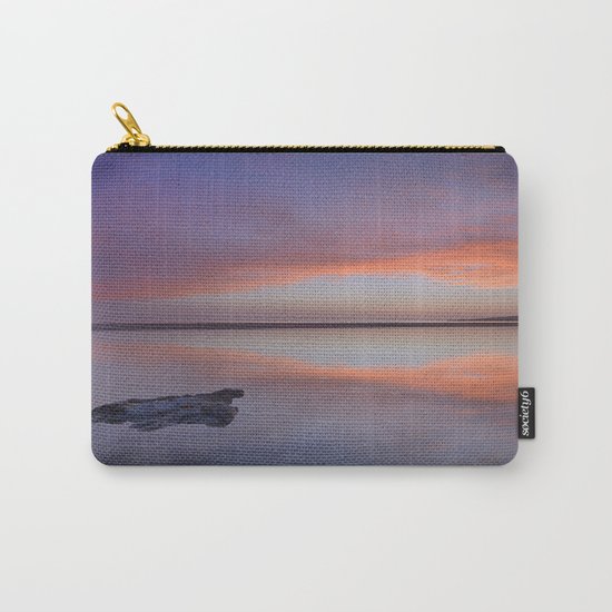 "Purple reflections at the sea". Bolonia Carry-All Pouch