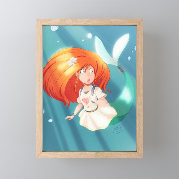Mermaid 2020 Framed Mini Art Print