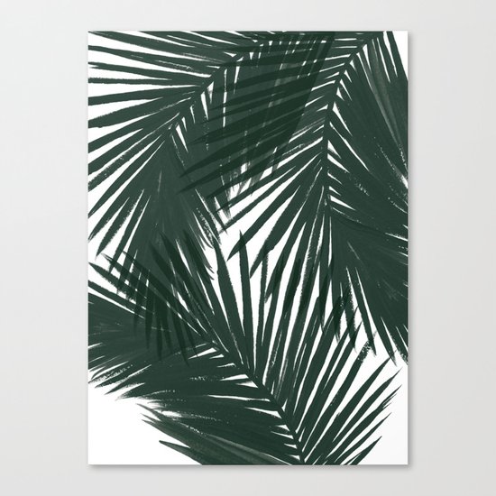 Palms Green Canvas Print