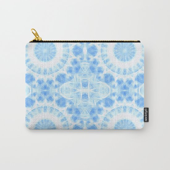 Peaceful blue mandala Carry-All Pouch